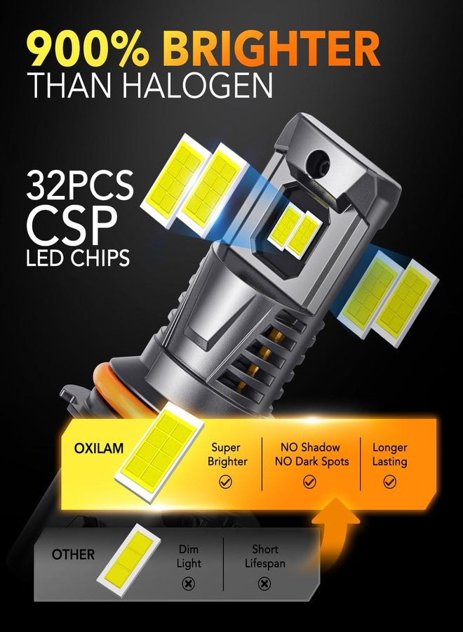 OXILAM 9005/HB3 Bulbs - 900% Brighter 50,000LM Daylight Vision, 3 Min Quick Install, 70000H Lifespan, No Flicker, 99% Compatibility - Image 2