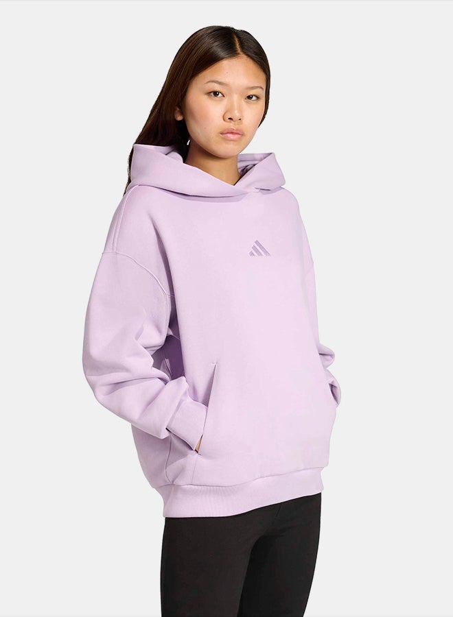 Adidas ALL SZN Fleece Loose Hoodie - Image 3