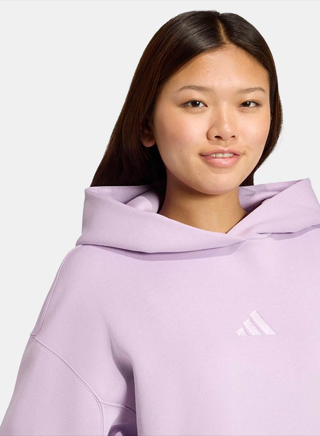 Adidas ALL SZN Fleece Loose Hoodie - Image 4