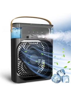 Generic Portable Mist Sprinkler Fan With 5 Water Outputs And 3 Speeds And 7 Different LEDs Light Colours 600ml Capacity  - Image 1