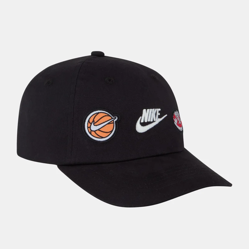 Nike Black Kids' Statement Patch Club Cap  | Best Price UAE