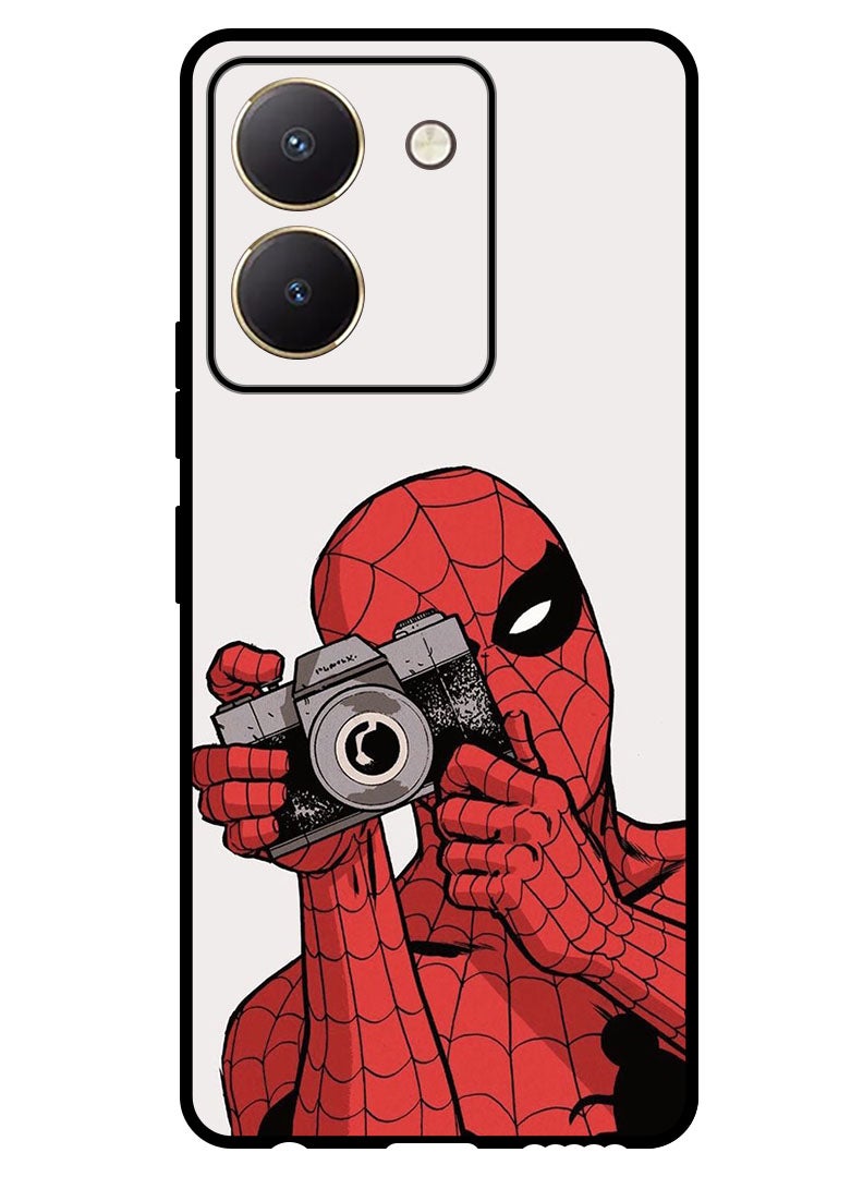 Theodor Protective Case Anti Scratch Shock Proof Bumper Cover For Vivo Y77t Spiderman Taking Picture - Image 1