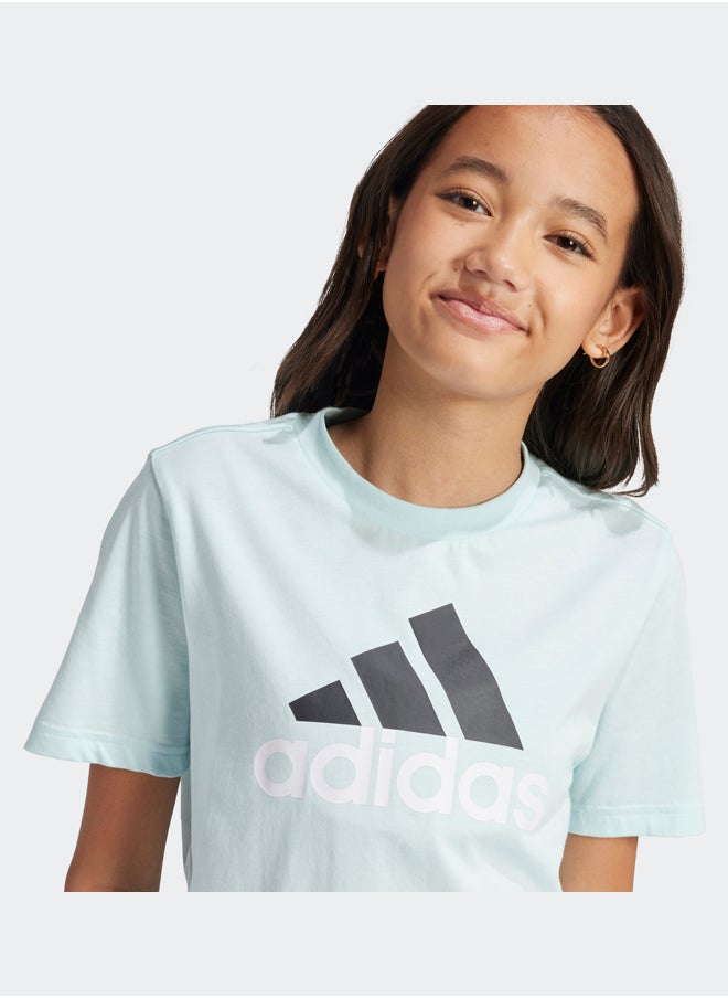 Adidas - Essentials Two-Color Big Logo Cotton T-Shirt - Image 1