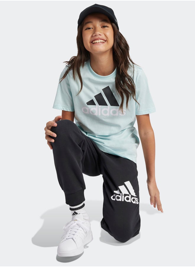 Adidas - Essentials Two-Color Big Logo Cotton T-Shirt - Image 1