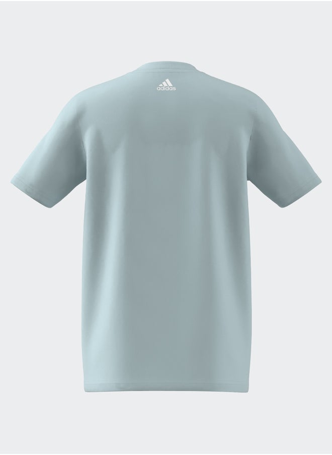 Adidas - Essentials Two-Color Big Logo Cotton T-Shirt - Image 1