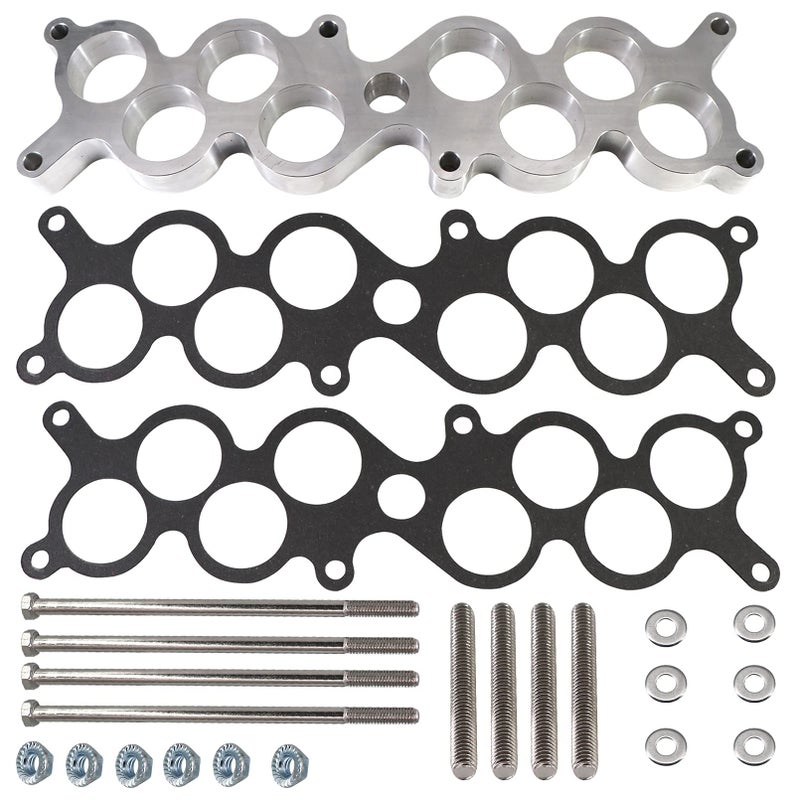 Tektall Alloy 1 Intake Manifold Spacer Replace for Ford GT40 50 Mustang explorer Cobra 19871993 Durable