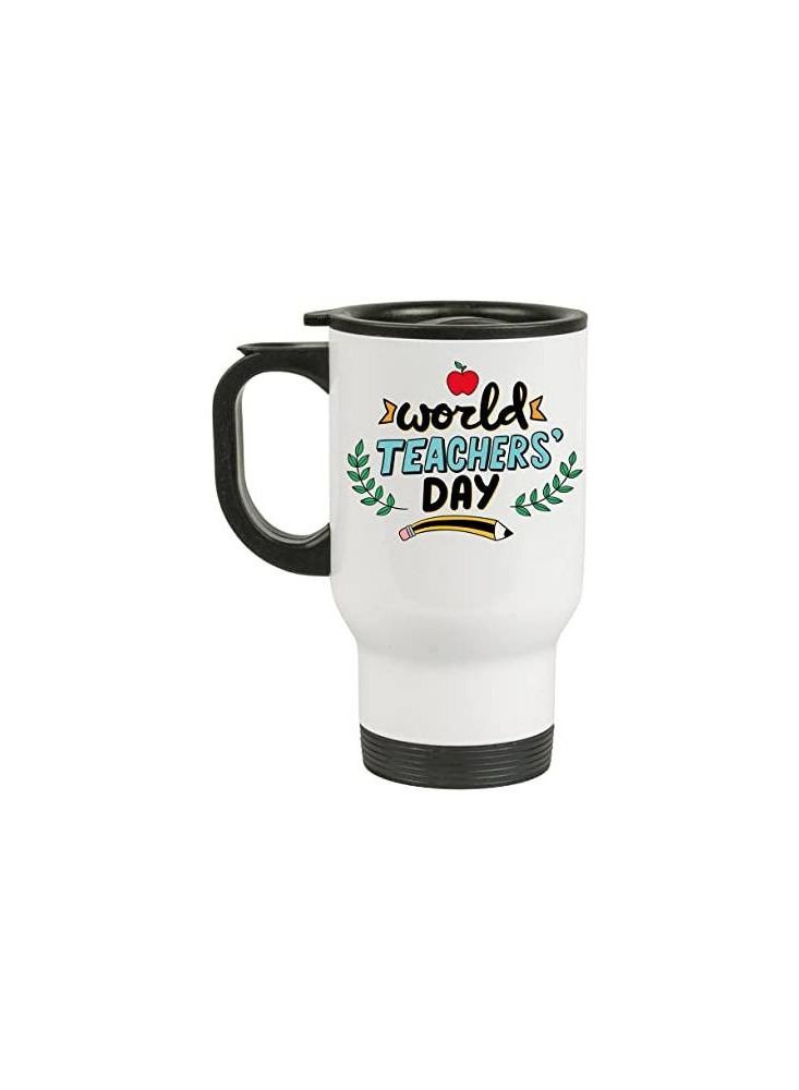PRINTSHOP4ME Travel Mug Gifts for Teachers Day | World Teachers Day |Teachers Day Gifts |Teachers Appreciation (Design 8)  - Image 2