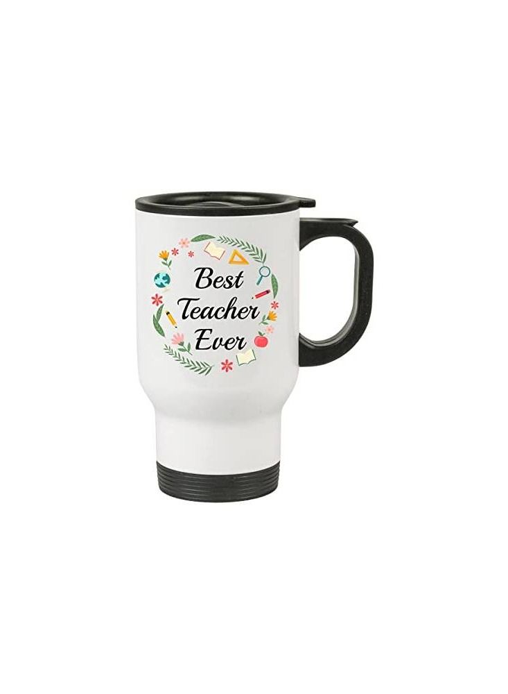 PRINTSHOP4ME Travel Mug Gifts for Teachers Day | World Teachers Day |Teachers Day Gifts |Teachers Appreciation (Design 8)  - Image 1