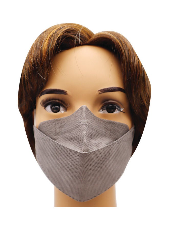 NIBEMINENT 50-Piece KF94 Face Mask White and Grey For Adults Combo Pack - Image 3