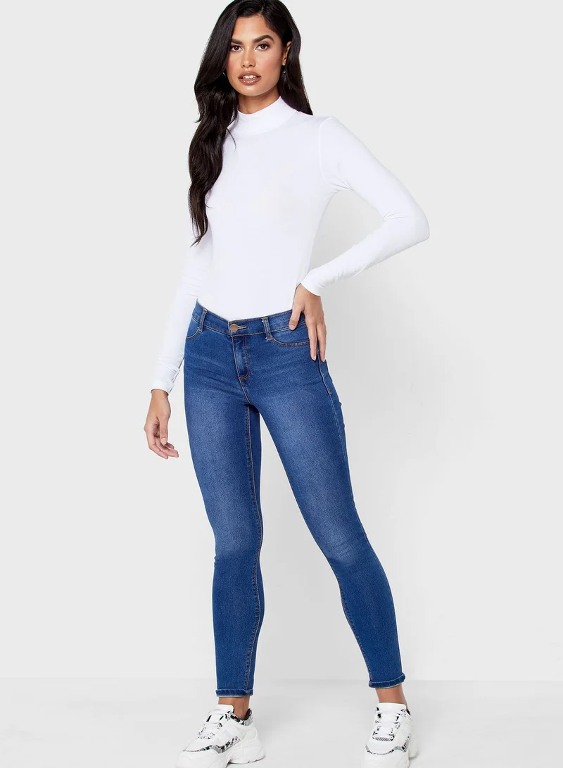 Ginger Basics 2 Pack High Neck Long Sleeve Top