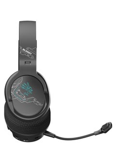 Bloody All-In-One Dual Mode Wireless Gaming Headset GR370, Connection Mode ① 2.4GHz Wireless ② Bluetooth v5.3 ③ 3.5mm Wired Audio, Noise Cancelling, 7-Color Backlit, Playtime 45H, 50mm Speaker, Sports Black  - Image 2