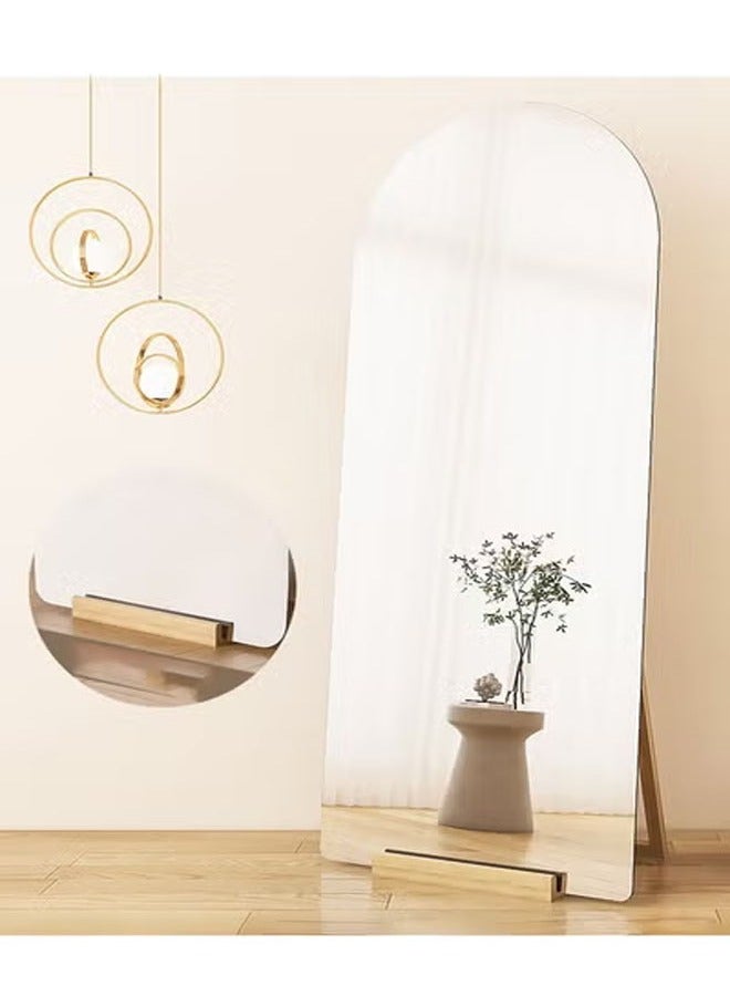 كيكي مرآة خلع الملابس كاملة الطول 70×170 سم نصف دائرية ملونة - Image 2