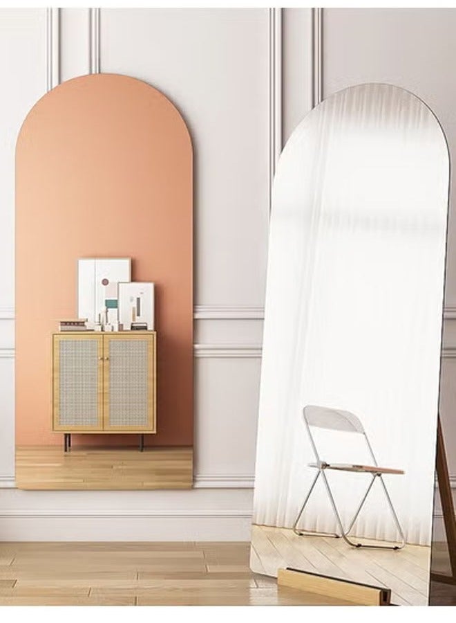 كيكي مرآة خلع الملابس كاملة الطول 70×170 سم نصف دائرية ملونة - Image 4