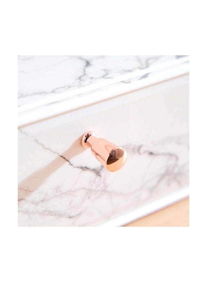 Home Box Marble Large Storage Box with Metal Knob 32.6 x 9.3 x 22.5 cm - Image 4