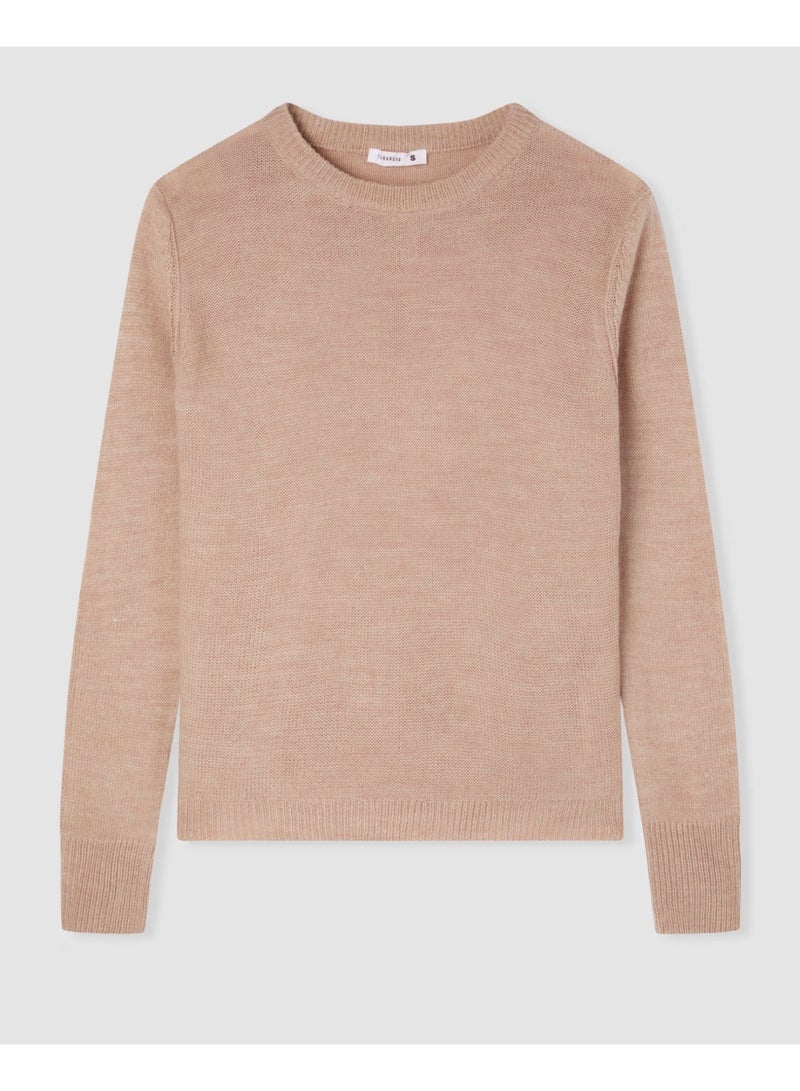 Terranova Women’s Beige Acrylic Sweater – Casual Everyday Knitwear, Regular Fit, Soft & Comfortable Pullover - Image 2