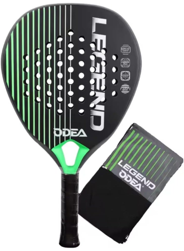 Generic Padel Tennis Racket, with Padel Bag 100% Carbon Fiber, Soft EVA Fiberglass for Professional and Beginner Padel Players - Image 1