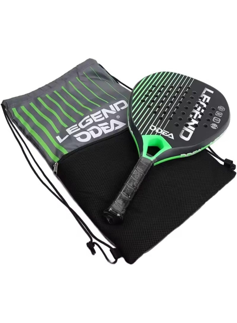 Generic Padel Tennis Racket, with Padel Bag 100% Carbon Fiber, Soft EVA Fiberglass for Professional and Beginner Padel Players - Image 2