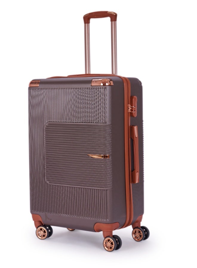 LIMRA Cabin Carry Check-In Luggage Trolley Size 20 inch brown - Image 1