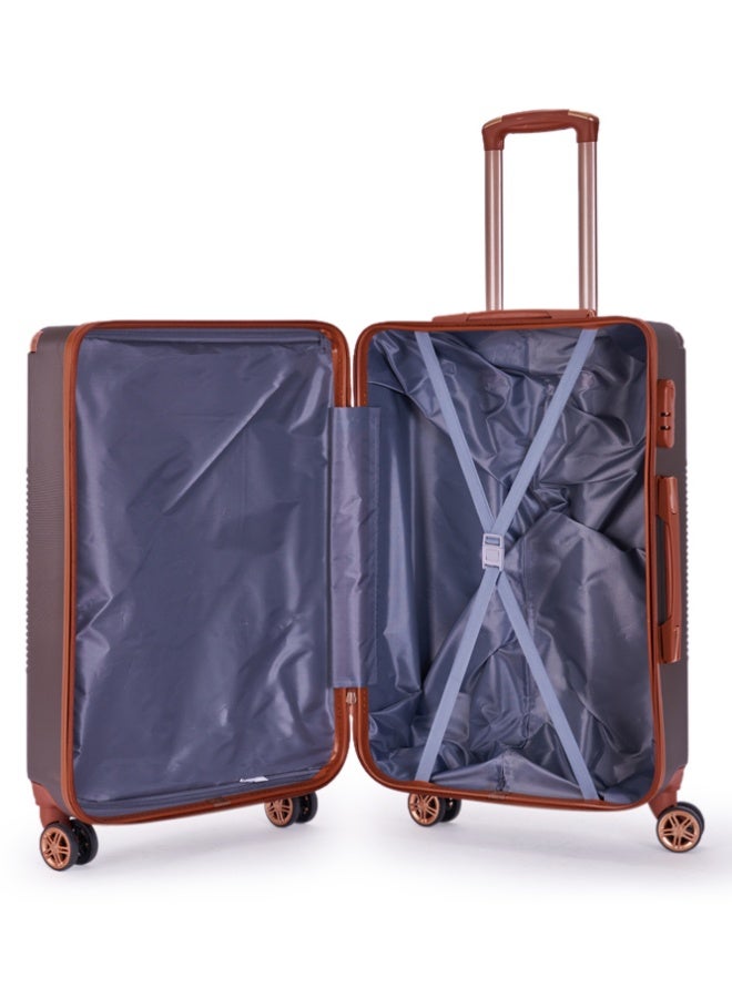 LIMRA Cabin Carry Check-In Luggage Trolley Size 20 inch brown - Image 5