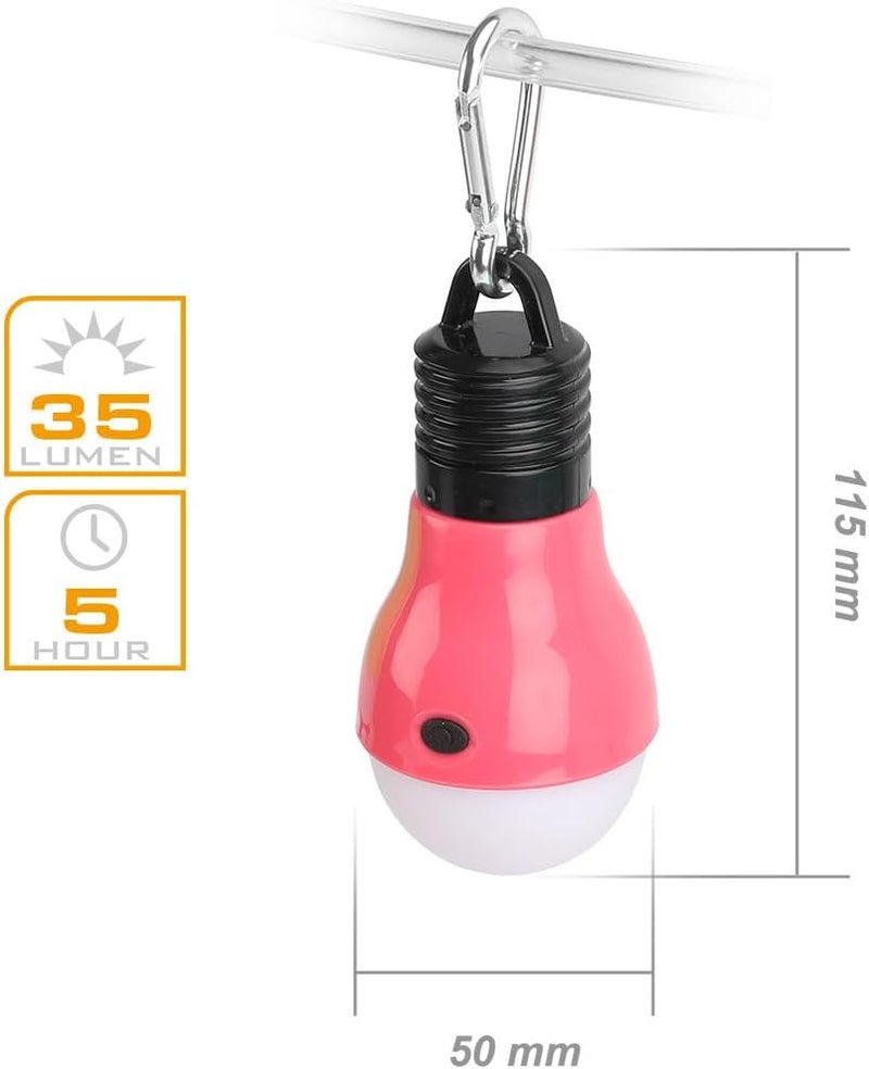 EverBrite 3-Pack Camping Lights - 3 Lighting Modes, Portable LED Bulbs Ideal for Adventure Activities, Backpacking, Camping, Picnic, Emergency and More, 3 x AAA Batteries Included - Image 4