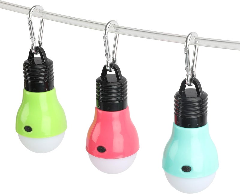 EverBrite 3-Pack Camping Lights - 3 Lighting Modes, Portable LED Bulbs Ideal for Adventure Activities, Backpacking, Camping, Picnic, Emergency and More, 3 x AAA Batteries Included - Image 1