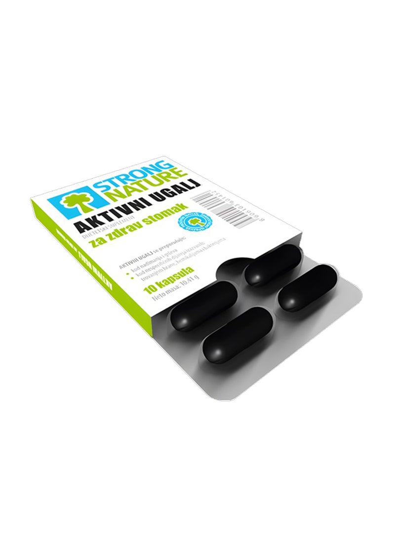 ProVita Strong Nature Activated Charcoal 250 Mg 10S 