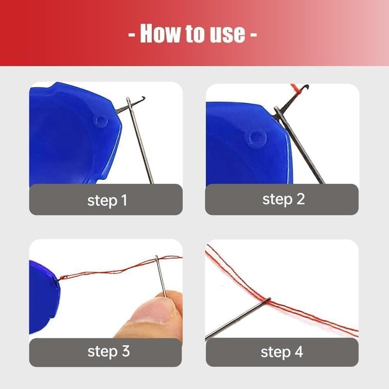 OTXKXBLP 10 Pcs Needle Threader for Hand Sewing,2025 New Upgraded Automatic Sewing Machine Needle Threader Tool,Embroidery Simple Needle Threader,Automatic Threading Aid Needle Threader Tool - Image 2