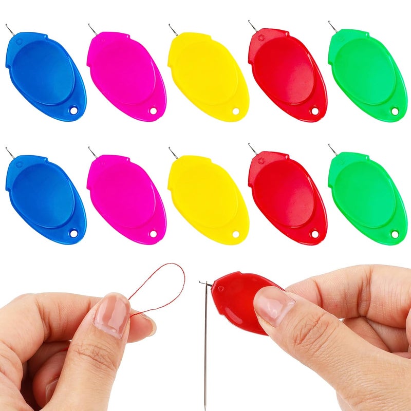 OTXKXBLP 10 Pcs Needle Threader for Hand Sewing,2025 New Upgraded Automatic Sewing Machine Needle Threader Tool,Embroidery Simple Needle Threader,Automatic Threading Aid Needle Threader Tool - Image 1