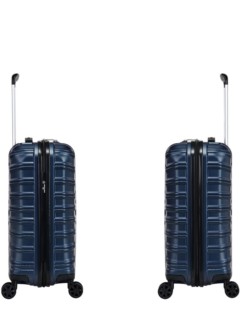 إيمينينت حقيبة سفر صلبة بعجلات دوارة مزدوجة هادئة مع قفل - Image 3