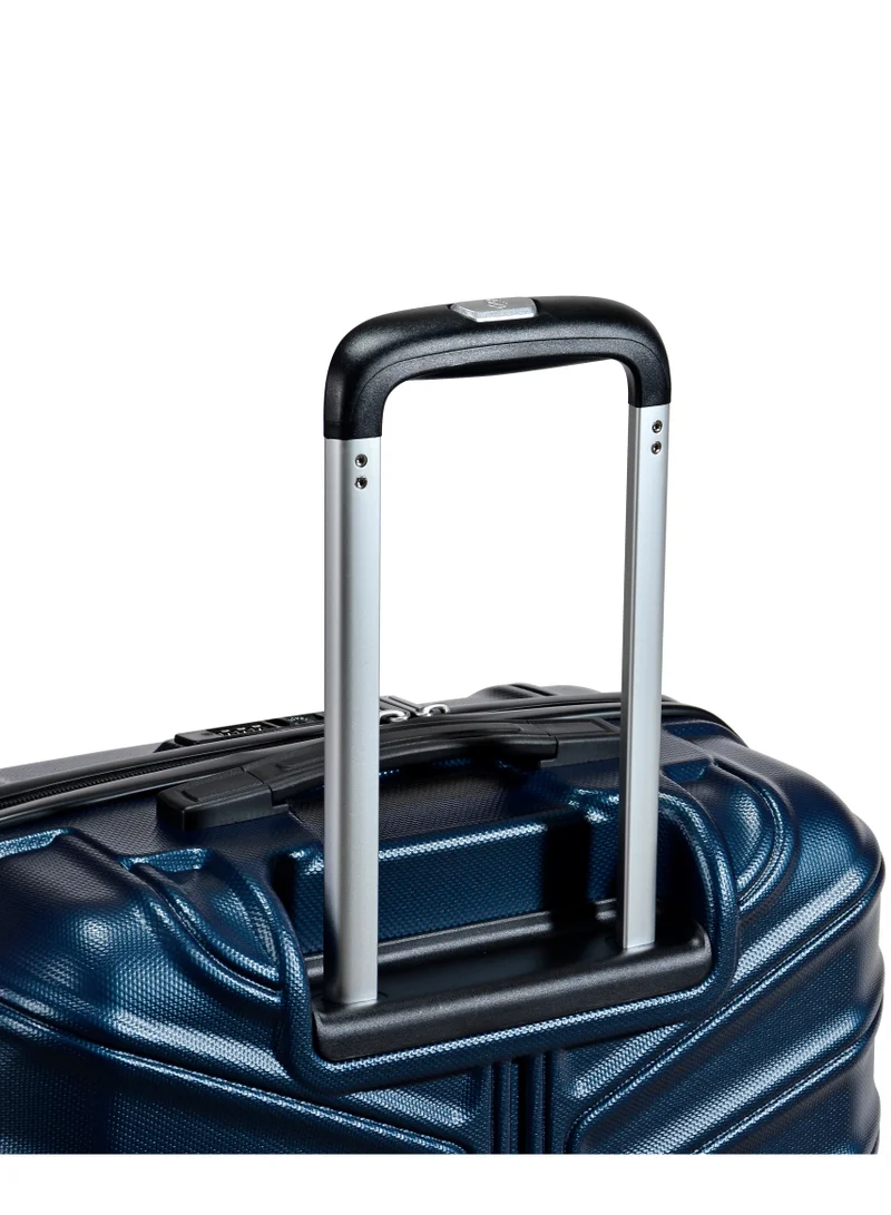 eminent Hard Case Travel Bag Cabin Luggage Trolley TPO Lightweight Suitcase 4 Quiet Double Spinner Wheels with TSA Lock KK30 Dark Navy