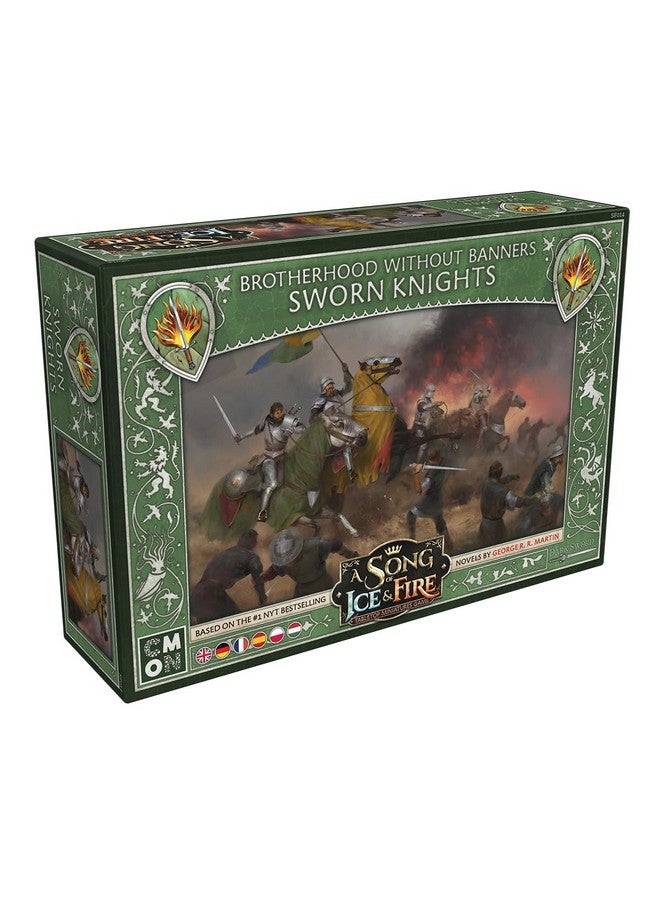 CMON A Song of Ice and Fire Tabletop Miniatures Game Brotherhood Sworn Knights Starter Set - Strategy Game for Adults, Ages 14+, 2+ Players, 45-60 Minute Playtime, Made by CMON - Image 1