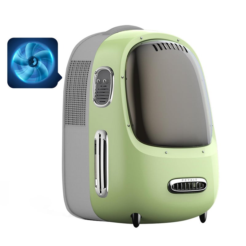 PETKIT Cat Backpack Carrier with Inbuilt Fan & Light, Airline-Approved Pet Backpack Bubble for Kitty Small Dog, Detachable Dog Backpack with Padded Strap for Travel, Hiking, Walking & Outdoor - Image 1