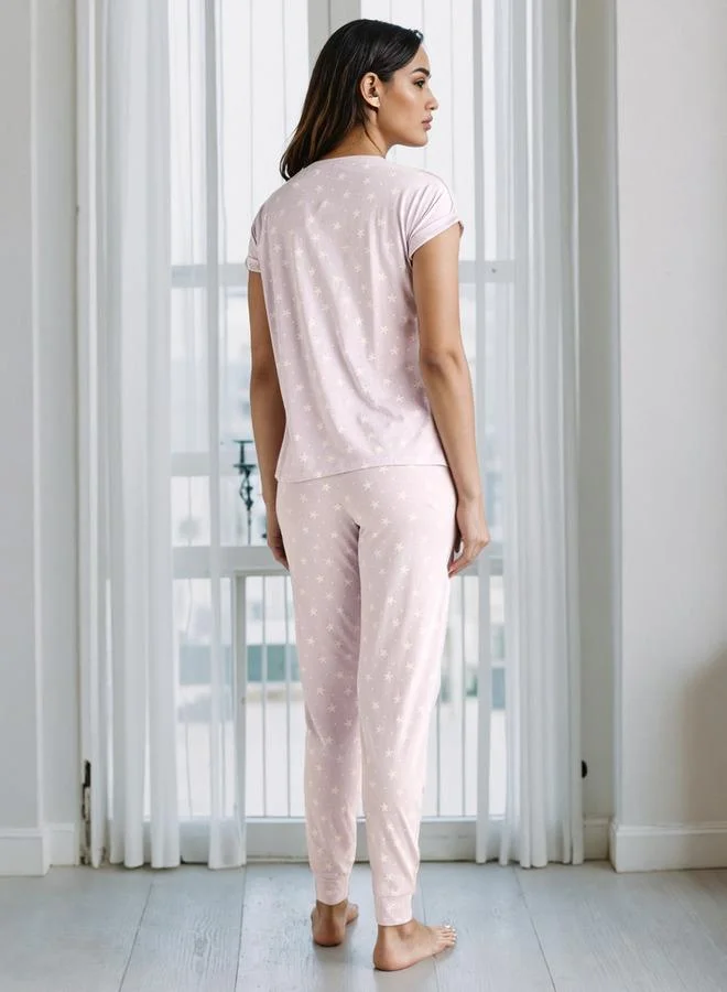 سبلاش فيڤ طقم بيجاما للحوامل مطبوع