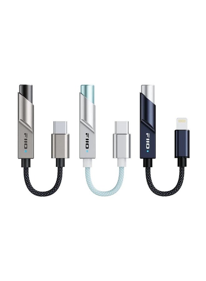 FiiO JadeAudio KA11 USB DAC AMP Hi-Res Audio Type-C to 3.5mm Adapter USB Dongle DAD256, TC Titanium - Image 2