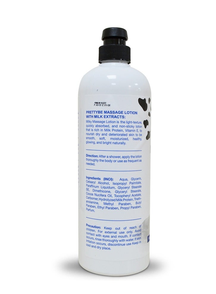 Pretty Be Milky Massage Face & Body Lotion 1000ml - Image 3