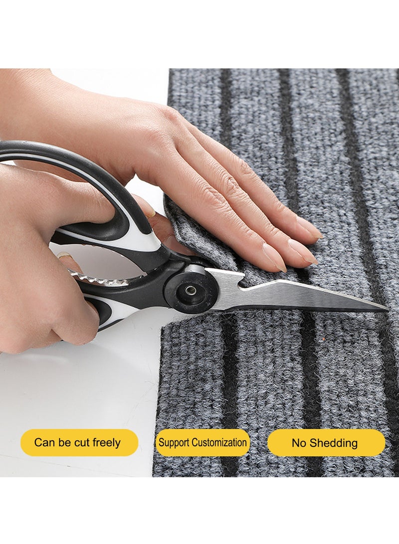 TYCOM Kitchen Rugs Kitchen Mat,Non-Slip Fluffy Soft Plush Microfiber Shower Carpet Rug, Machine Washable Quick Dry Kitchen Mats - 50 * 80+50 * 120cm Brown - Image 3