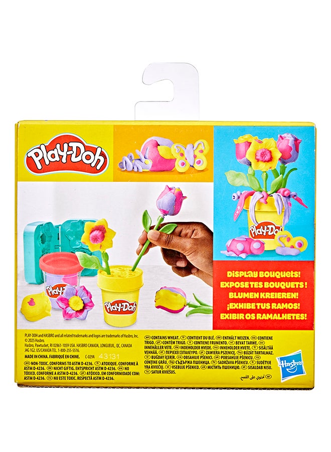 Play-Doh لعبة زهور بلاي دو: توليب ونرجس، مجموعة فنون وحرف للأطفال، هدايا للبنات والأولاد 3+ - Image 4