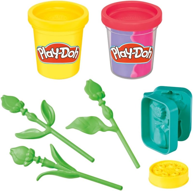 Play-Doh لعبة زهور بلاي دو: توليب ونرجس، مجموعة فنون وحرف للأطفال، هدايا للبنات والأولاد 3+ - Image 2
