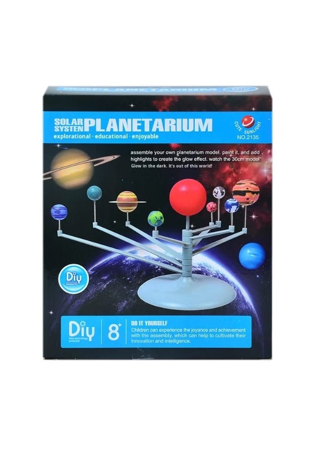 3-in-1 Solar System Educational Kit – Build, Paint & Learn Planet Order for Kids - Image 3