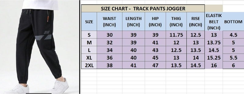 Lymio Track Pant for Men || Regular Fit || Track Pants || Full Elastic Jogger Track Pant (TP-57-Black-M) - Image 2