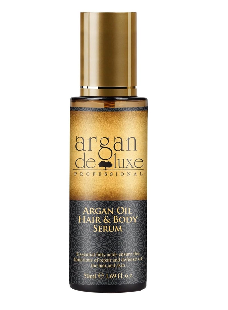 Argan De Luxe Professional Argan Oil Hair and Body Serum 50ml - Image 1
