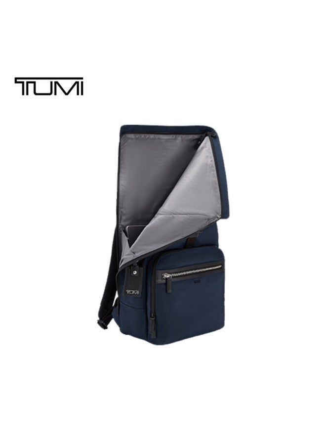 Tumi Monroe Men's Navy Blue Large Capacity Lightweight Laptop Backpack Messenger Bag Business Commuter Gift