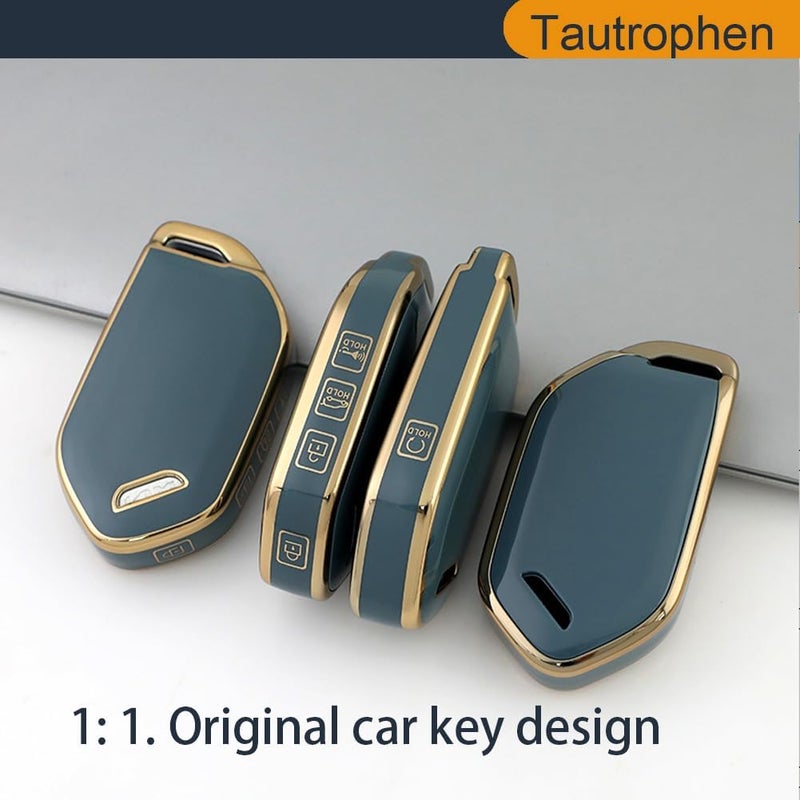 Tautrophen غطاء مفتاح التحكم عن بعد اللاسلكي المناسب لسيارات كيا تيلورايد 2023 2024 2025 وكيا K4 وK5 GT وسورينتو - Image 2