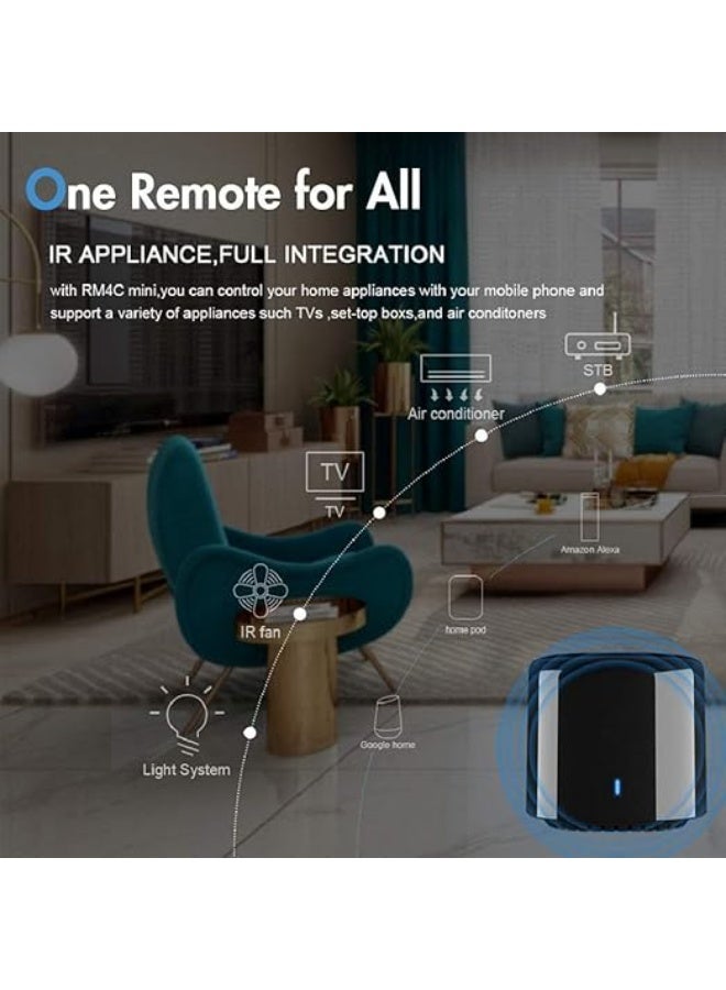 Smart Universal IR Remote Hub - Easy-to-Use WiFi + IR Control - Lightweight Smart Home Solution Compatible with Alexa - Practical for All Daily Use Devices - Image 3