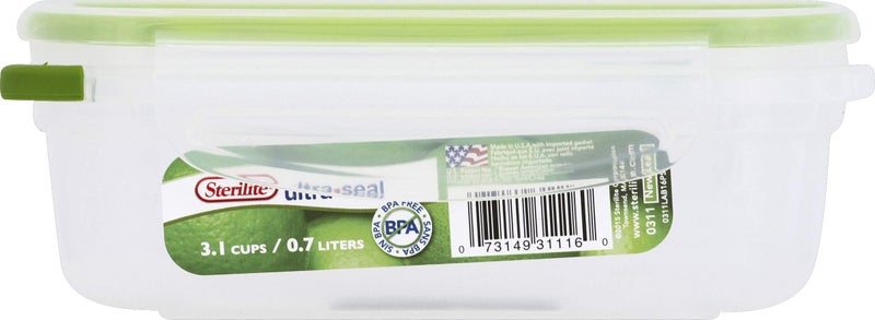 STERILITE FBA_3111606 3.1C RectLeaf Container  3.1 Cup  New Leaf - Image 1
