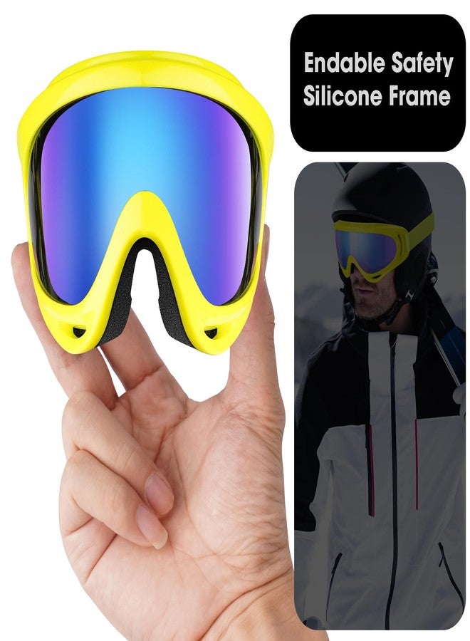 Braylin 2-Pack Snow Ski Goggles, Snowboard Goggles for Men, Women, Youth, Kids, Boys or Girls, Snowmobile Goggles - Image 4