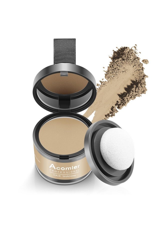 أكوملير بودرة تغطية جذور الشعر من أكوملر للشعر الخفيف والرمادي - بني غامق لظل خط الشعر والحواجب وخط اللحية والبقع الصلعاء (أشقر) - Image 1