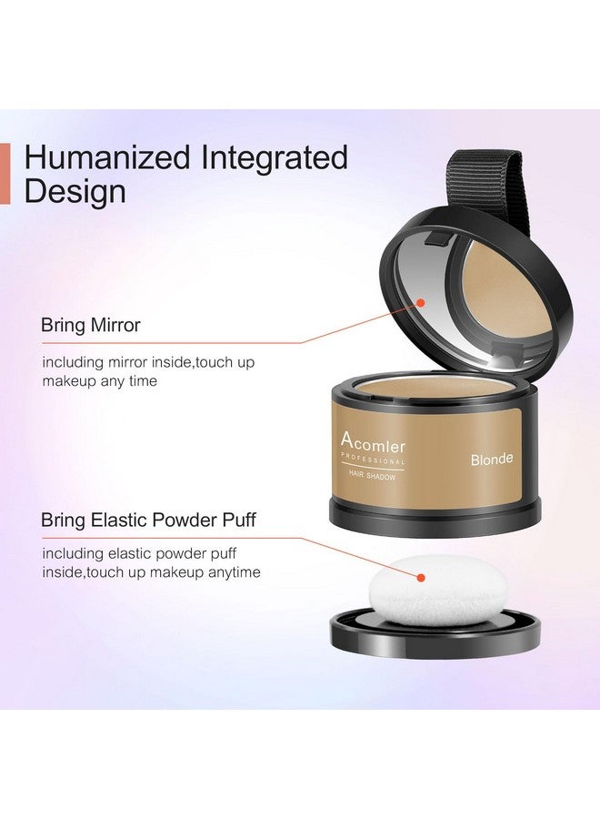 أكوملير بودرة تغطية جذور الشعر من أكوملر للشعر الخفيف والرمادي - بني غامق لظل خط الشعر والحواجب وخط اللحية والبقع الصلعاء (أشقر) - Image 3