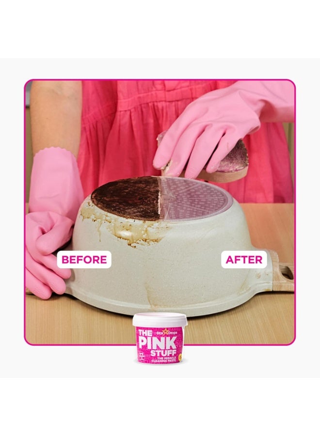 THE PINK STUFF Stardrops - The Pink Stuff - The Miracle Scrubber Kit - 2 Tubs of The Miracle Cleaning Paste With Electric Scrubber Tool and 4 Cleaning Brush Heads - Image 4