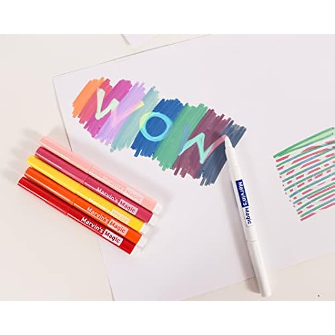 Marvin's Magic - NEW X 30 AMAZING MAGIC PENS - COLOR CHANGING MAGIC PEN ART - CREATE 3D LETTERING OR WRITE SECRET MESSAGES - INCLUDES 30 MAGIC PENS - Image 5